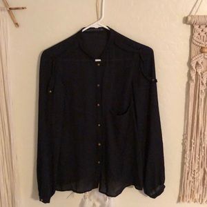 🖤Zara black blouse